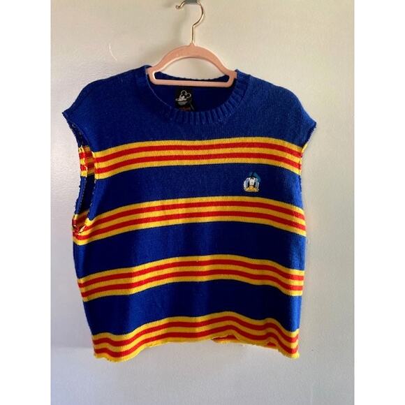 DONALD DUCK Sweater Vest - Men's Medium - Picture 1 of 7